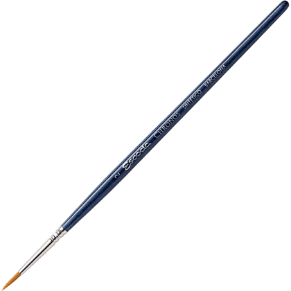 Кисть "Escoda Chronos", микс, круглая, на короткой ручке, № 2