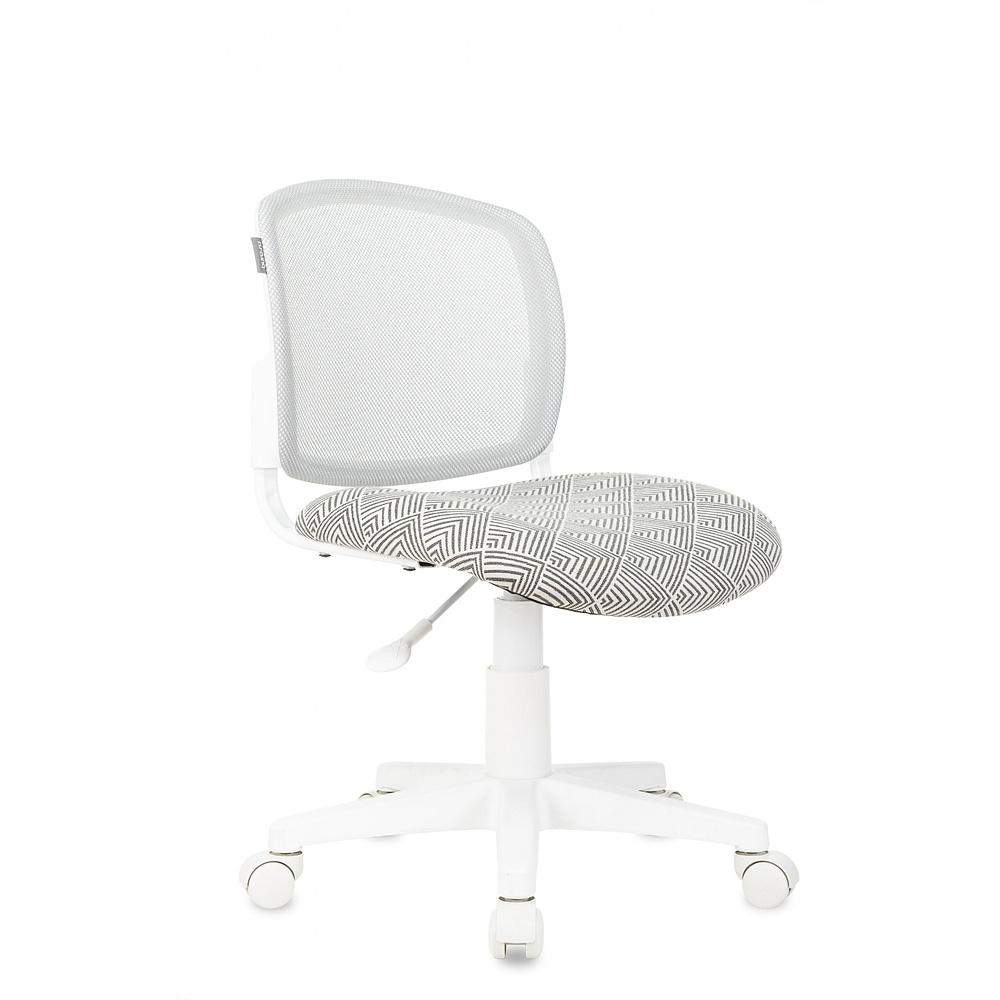 Кресло детское Бюрократ CH-W296NX, сетка/ткань, светло-серый