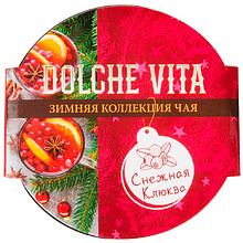 Чай Dolche vita "Снежная клюква", 50 г, черный
