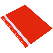 Папка-скоросшиватель с перфорацией "Donau", A4, красный