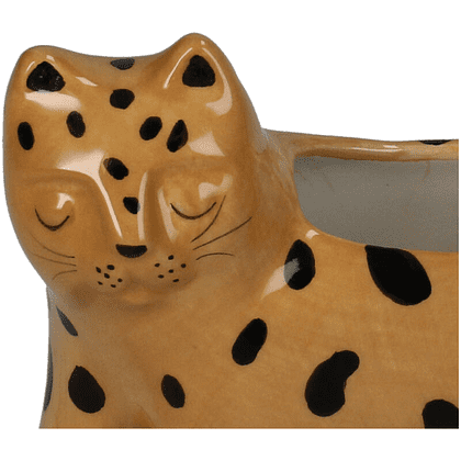 Кашпо "Leopard", керамика, коричневый - 2