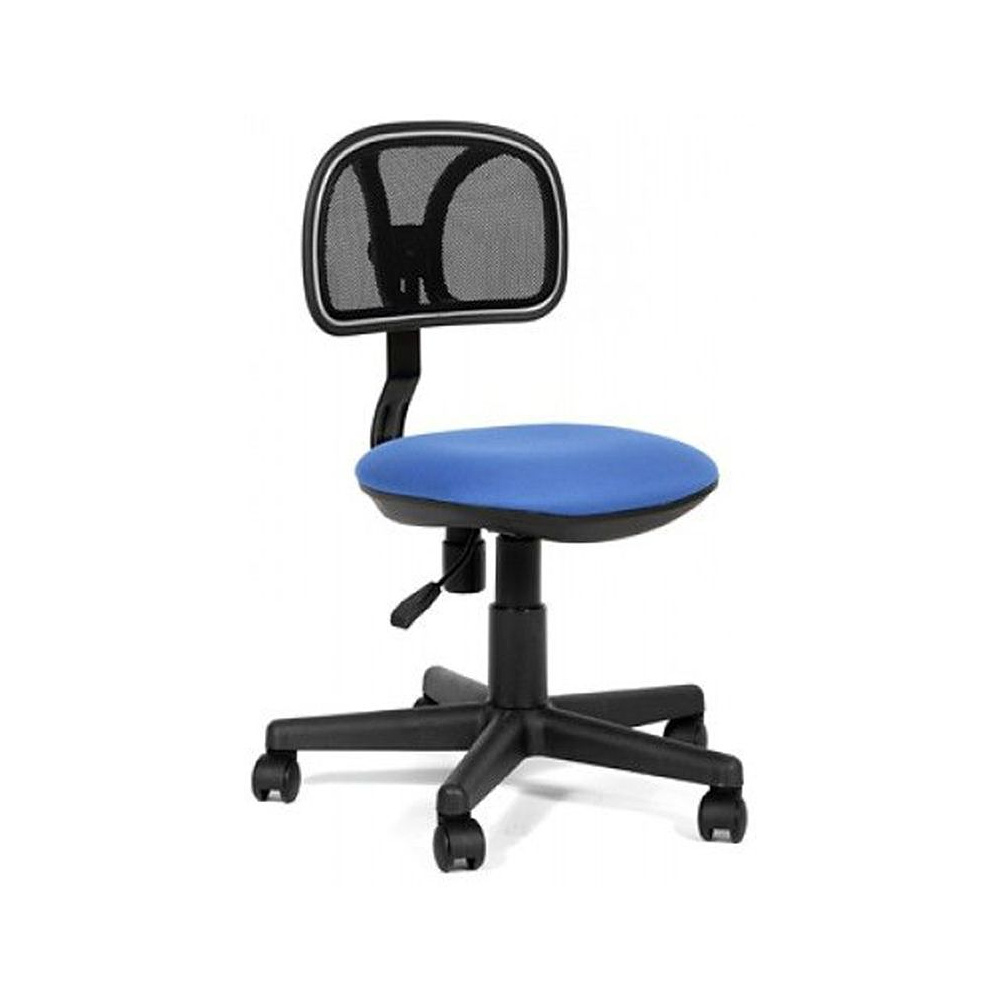 Кресло для персонала "CHAIRMAN 250", ткань, сетка, пластик, синий