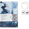 Блокнот Miquelrius "Stone Paper Sea", А5, 50 листов, нелинованный, синий, белый - 3