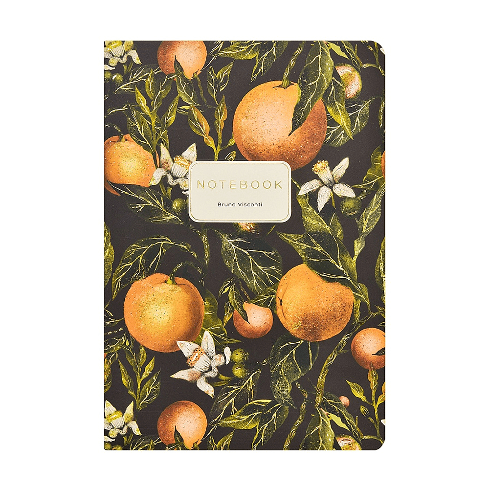 Тетрадь "Flora. Paradise. Oranges", A5, 40 листов, клетка, софт, зеленый, оранжевый - 2