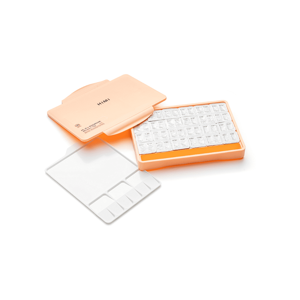 Краски гуашевые "Himi Jelly Cup", 48 цветов, персиковый футляр - 11