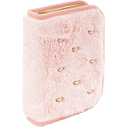 Пенал-книжка "Fluffy Pearl", 1 отделение, розовый - 2