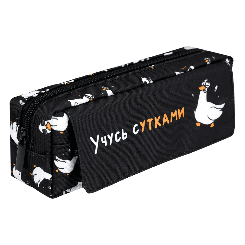 Пенал "Учусь с утками" 1 отделение