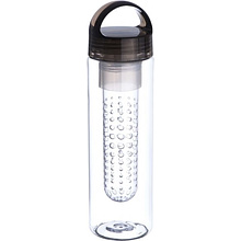 Бутылка для воды "Toulon", пластик, 650 мл, прозрачный, графит