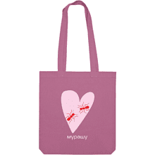 Сумка для покупок "Мурашу", пыльно-розовый