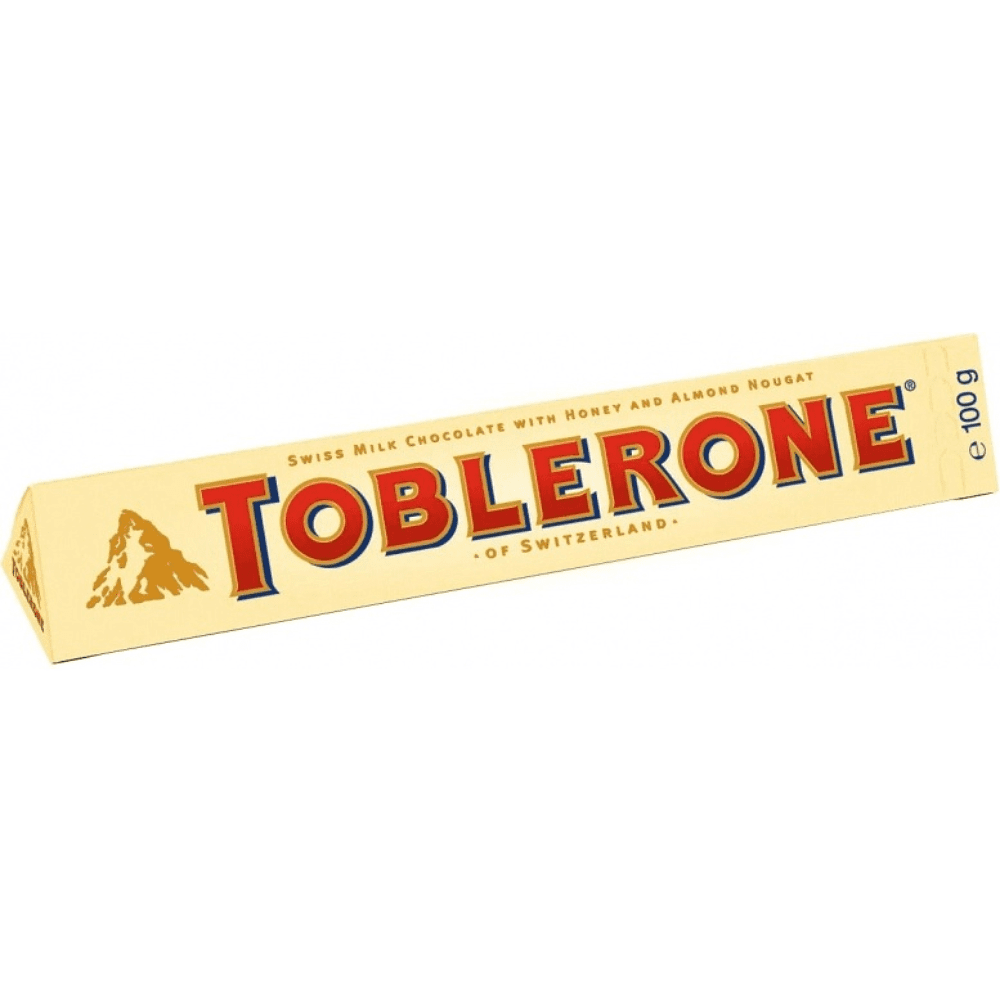 Шоколад молочный "Toblerone", 100 г, с медово-миндальной нугой