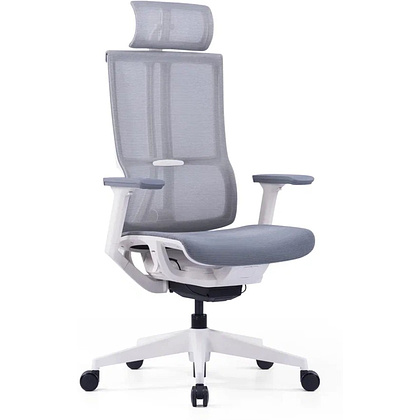 Кресло для руководителя SitZone E-303-001A-P1-WH сетка, серый, -30%