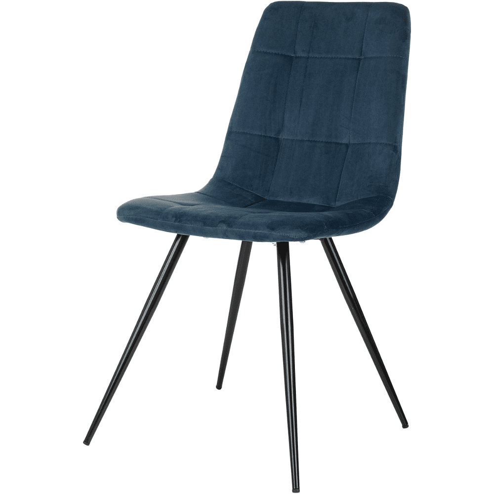 Стул Бюрократ "CH-K1_4", ткань, синий, металл, комплект 4 штуки - 4