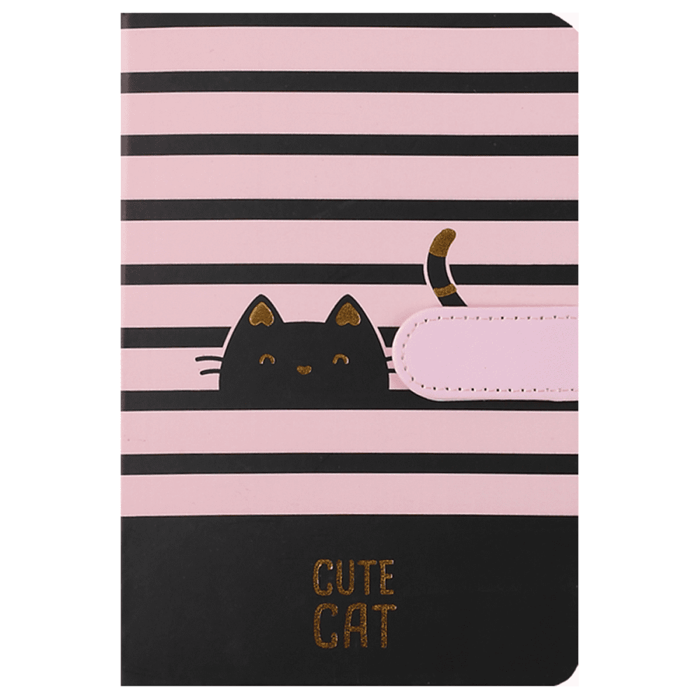 Книга записная "Meow", А5, 130х190 мм, 128 листов, линейка, на магните, ассорти - 7
