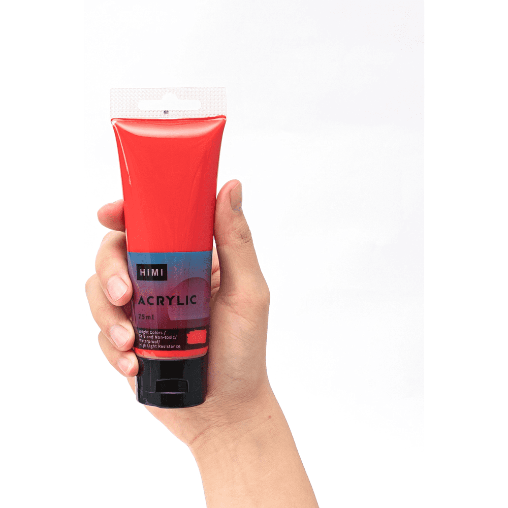 Набор акриловых красок "Himi", 6 цветов, 75 мл - 6