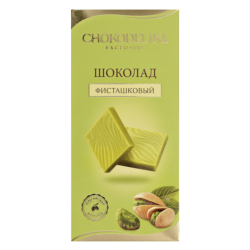 Шоколад белый "Фисташковый", 25 гр.