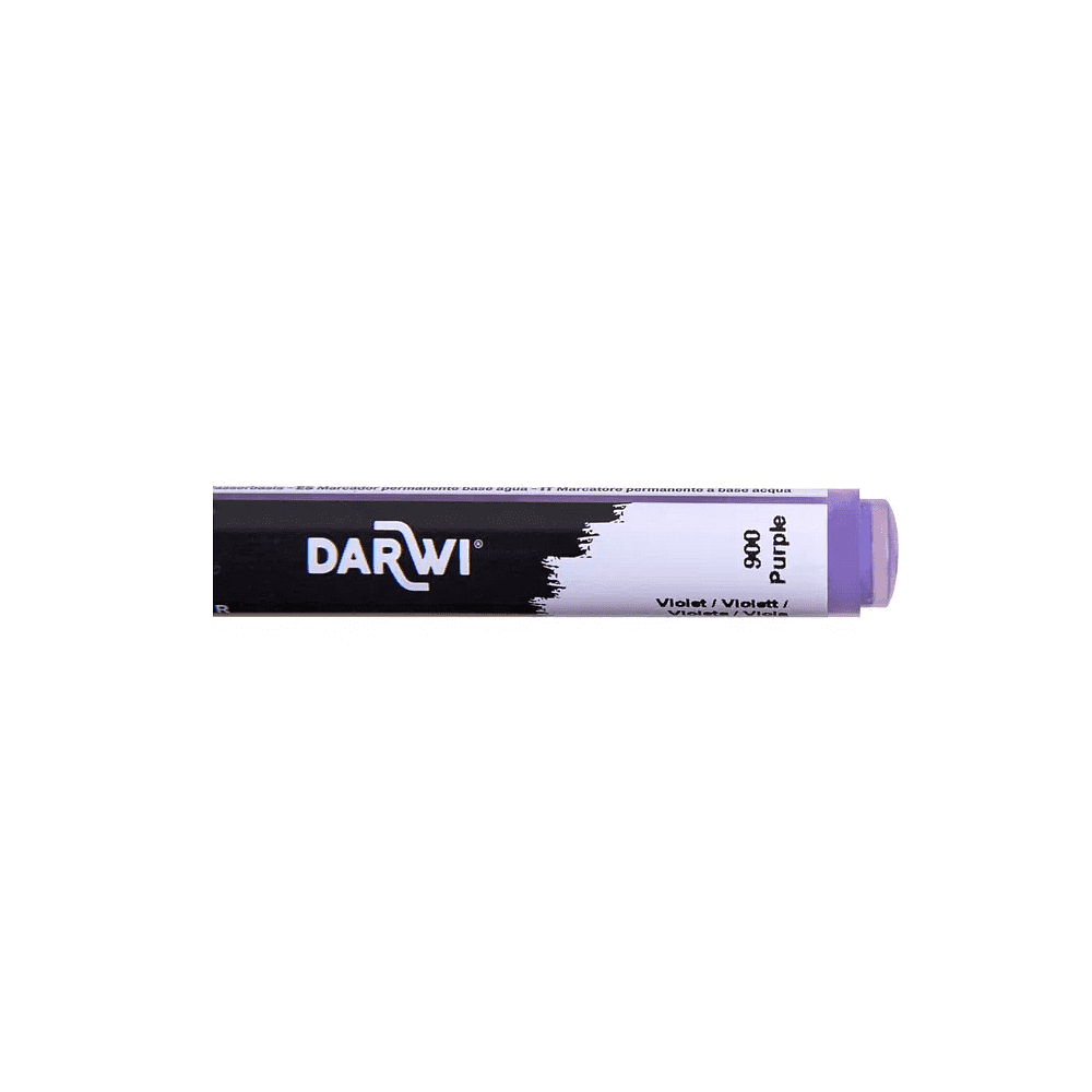 Маркер акриловый "Darwi.Marbel" 900, фиолетовый - 4 Маркер акриловый "Darwi.Marbel" 900, фиолетовый - 4