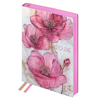 Ежедневник датированный "Розовые маки", А6, 353 страницы, розовый, 2026 - 2