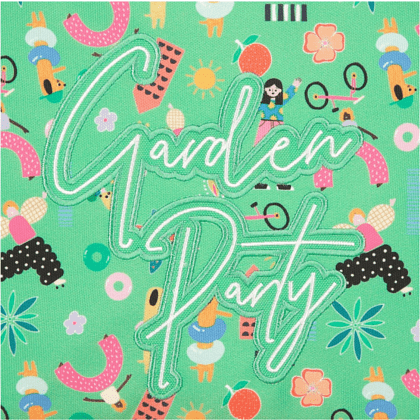 Рюкзак детский "Garden Party", 32 см, полиэстер, зеленый, розовый - 9