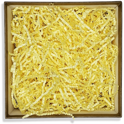 Наполнитель бумажный, гофрированный, 3 мм, 50 г, желтый