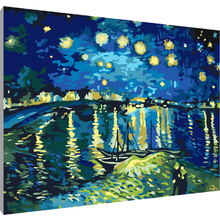 Картина по номерам "Ван Гог. Звездная ночь над Роной"