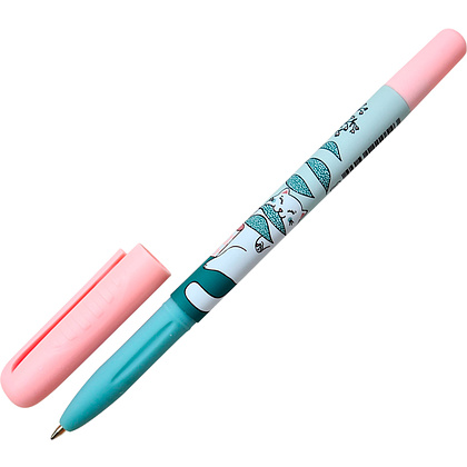 Ручка шариковая "Mur-Mur", 0.7 мм, розовый, стерж. синий