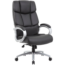 Кресло для руководителя BRABIX "Premium Blocks HD-008", экокожа, металл, черный