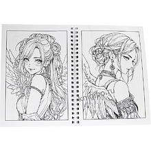 Раскраска антистресс "Девушки. Фэнтези девушки"