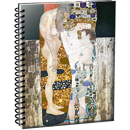 Скетчбук "Климт. Три возраста женщины", А5, 100 листов, разноцветный