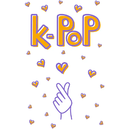 Блокнот "K-POP. Твой яркий проводник в корейскую культуру!", 128 страниц, в точку