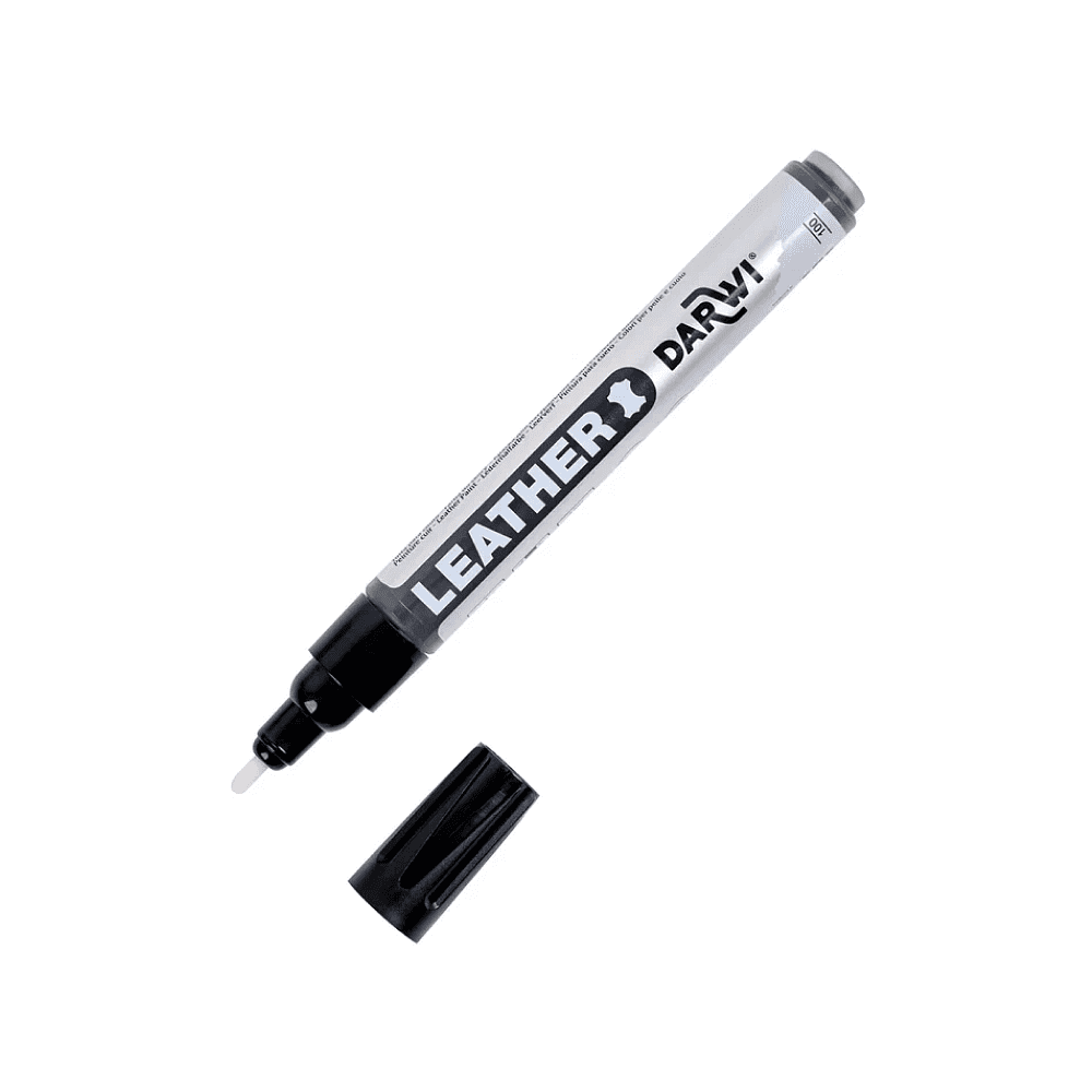Маркер акриловый для кожи "Darwi", 2 мм, черный - 2