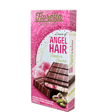 Шоколад молочный "Fiorella. Angel Hair", 150 г, с начинкой из фисташки и пишмание