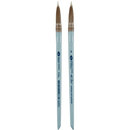 Кисть "Белые ночи", круглая, на короткой ручке, №8 - 3