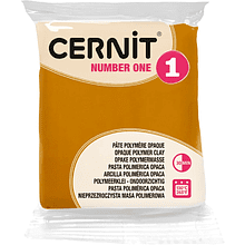 Полимерная глина "Cernit № 1 (Number One)", 56 г, 746 желтая охра