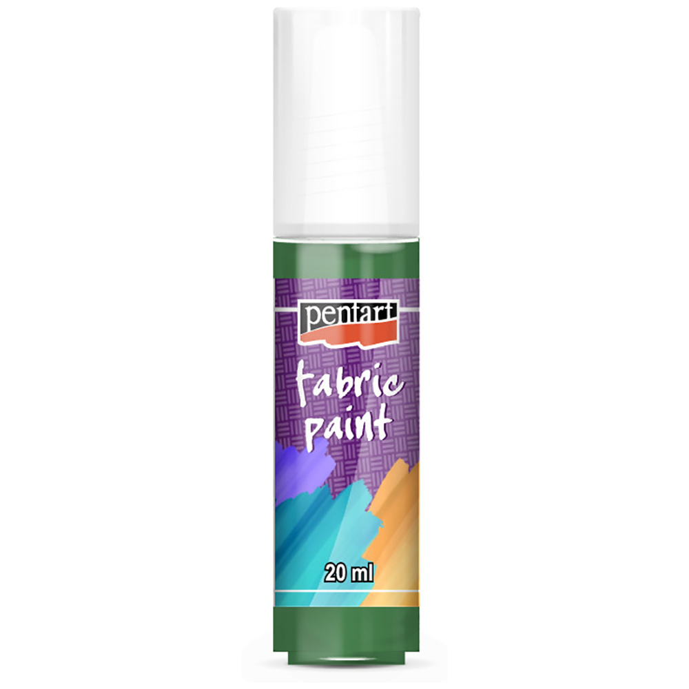 Краски для текстиля "Pentart Fabric paint", 20 мл, зеленый