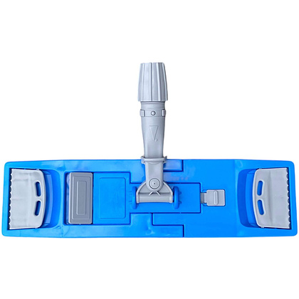 Держатель для мопов с зажимами, 40 см, синий, серый - 2