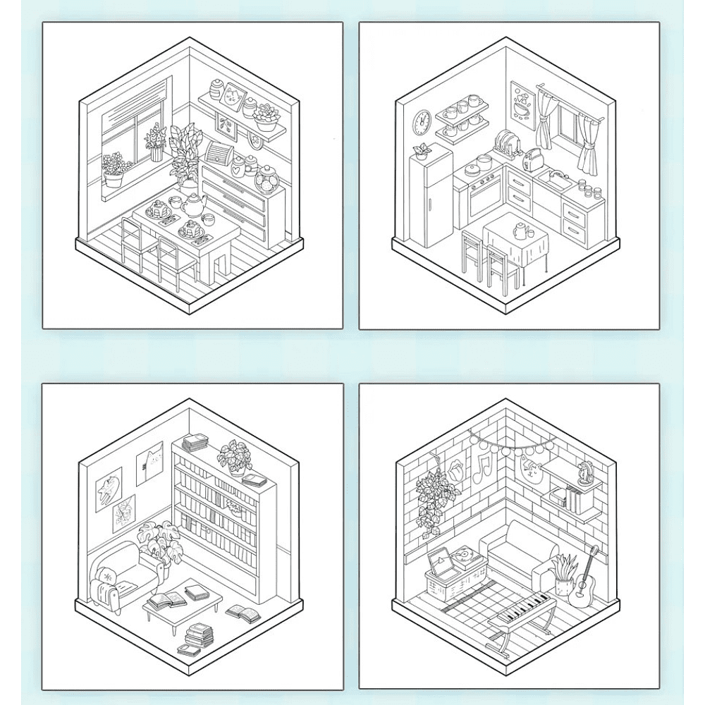 Раскраска "Уютная раскраска. Мой милый дом" - 2