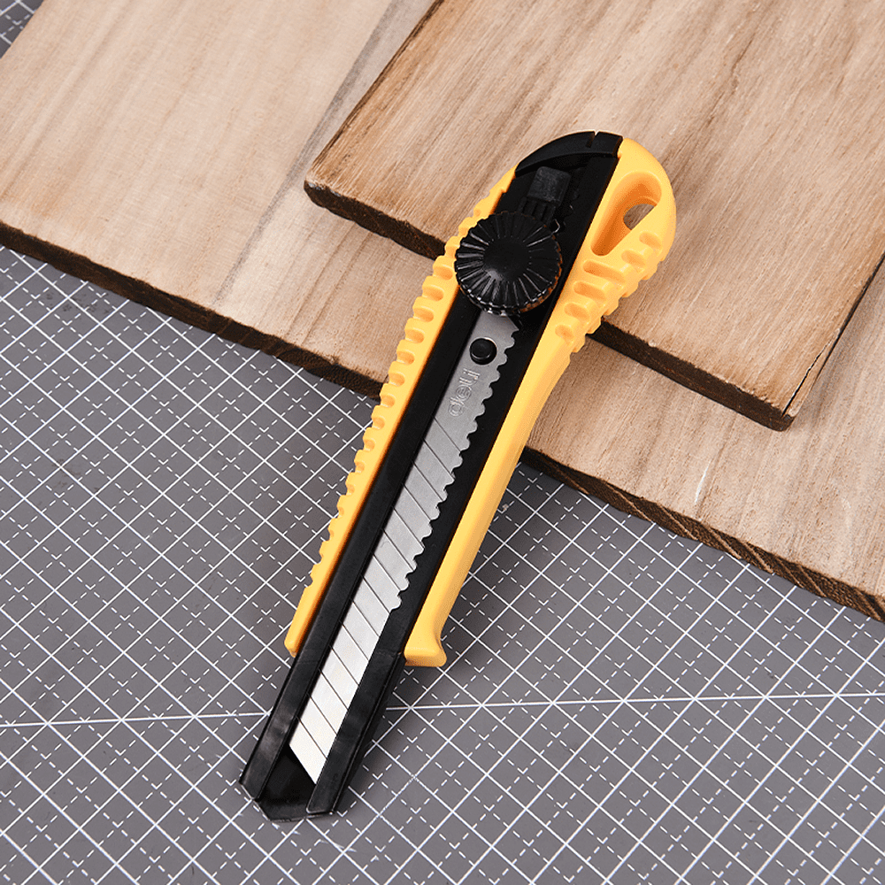 Нож строительный Deli YS EDL003A, 18 мм, универсальный - 4