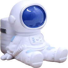 Подставка для канцелярских мелочей "Astronaut", 90х95х125 мм, белый