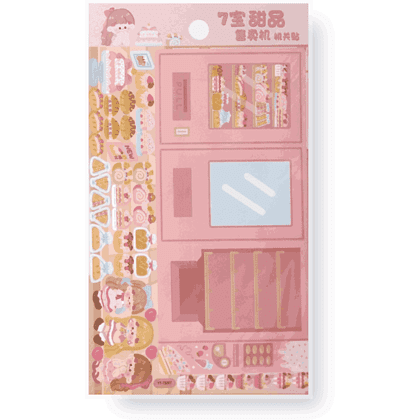 Стикерпак "Игра Peach showcase", 20.5х11.5 см