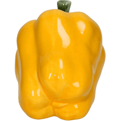 Перец декоративный "Pepper", фарфор, желтый - 2