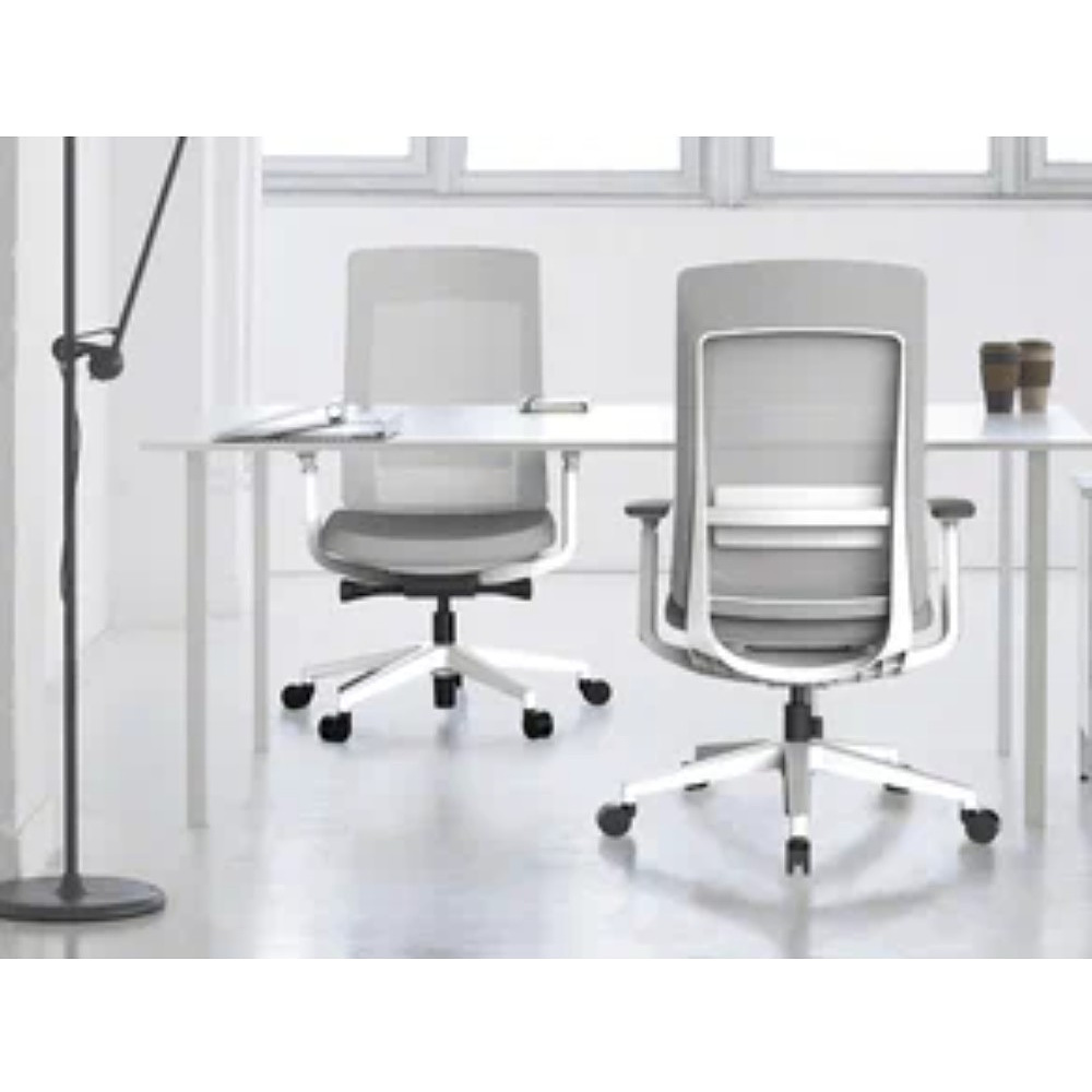 Кресло компьютерное SitZone E-VL002A, сетка, ткань, пластик, черный - 9