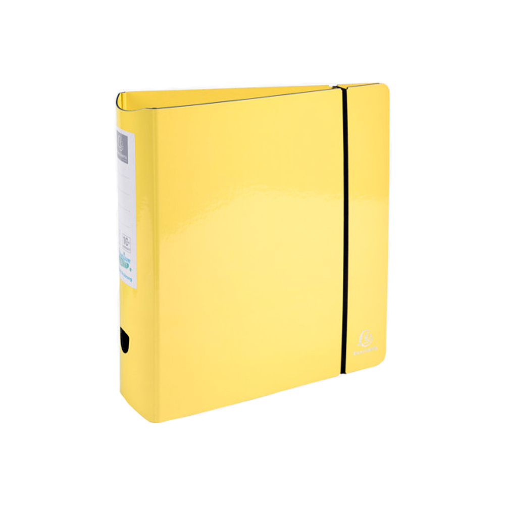 Папка-регистратор "Exacompta Aquarel", А4, 80 мм, ламинированный картон, желтый