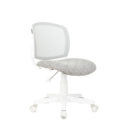 Кресло детское Бюрократ CH-W296NX, сетка/ткань, светло-серый
