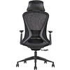 Кресло для руководителя EVOLUTION "OFFICE COMFORT", ткань, сетка, пластик, черный - 6