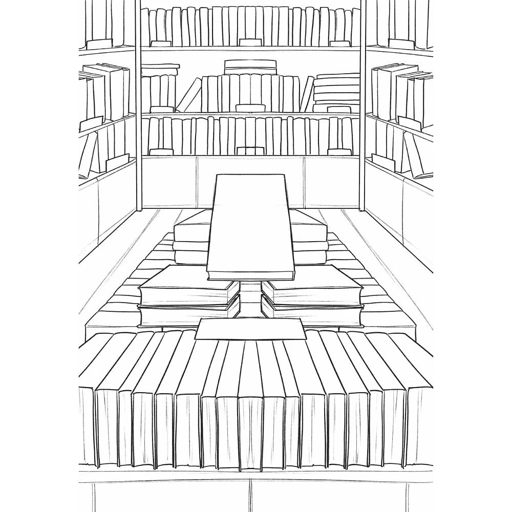 Раскраска "Книготерапия. Раскраска для всех, кто живёт книгами", Карма Виртанен - 5