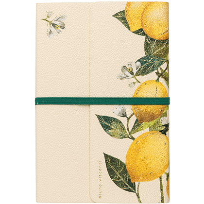 Ежедневник недатированный  "Fauna. Paradise. Lemons", А5, 192 страниц, линейка, желтый - 2