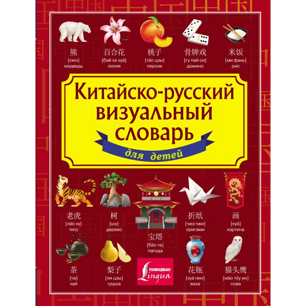 Книга "Китайско-русский визуальный словарь для детей"