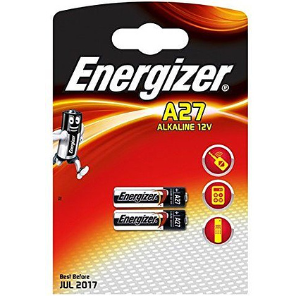 Батарейки алкалиновые Energizer "A27", 2 шт.