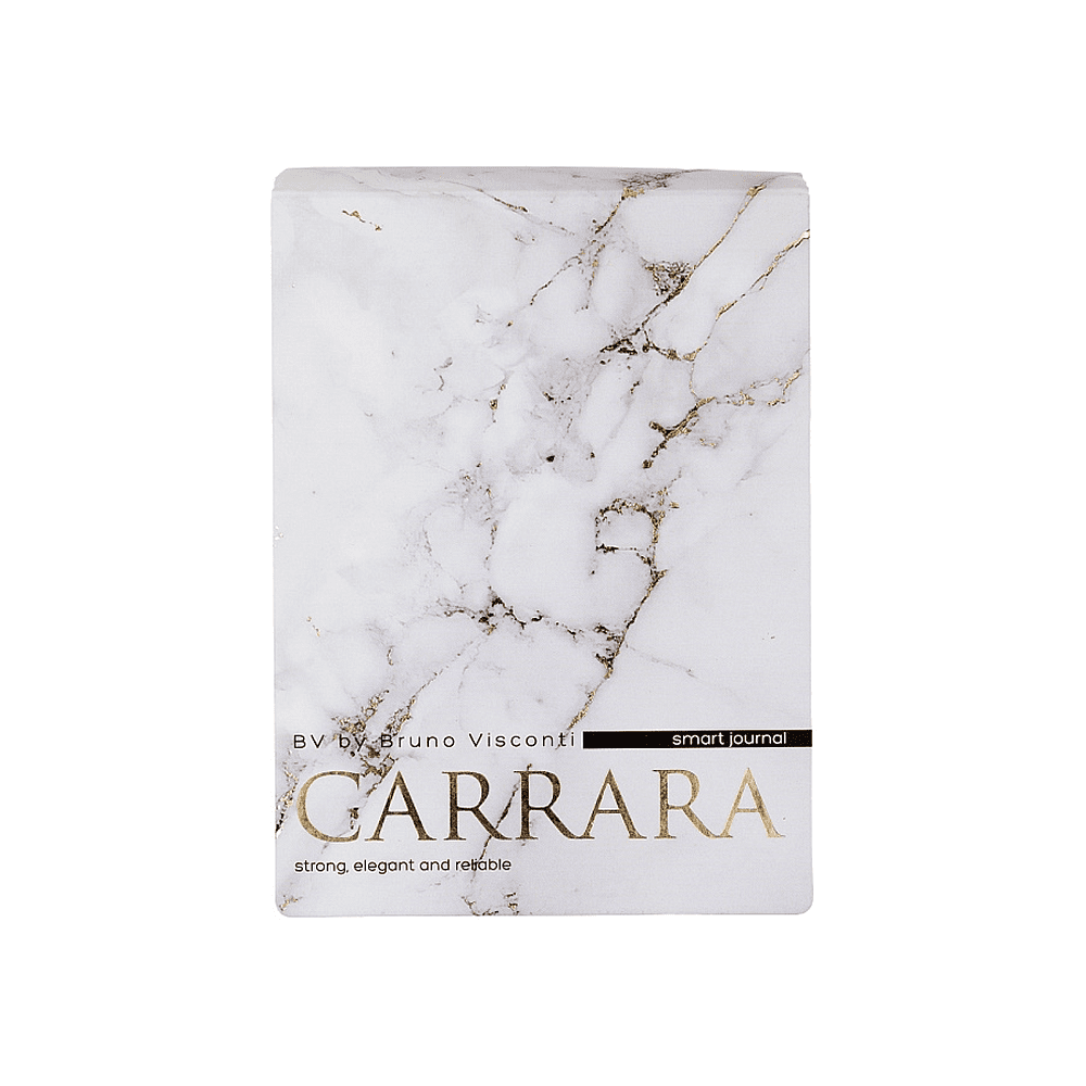 Блокнот "Carrarra", A6, 250 листов, нелинейный, склейка сверху, белый - 2