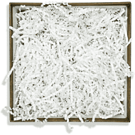 Наполнитель бумажный, гофрированный, 3 мм, 50 г, белый